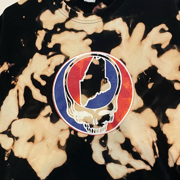 GRATEFUL DEAD MAINE VINTAGE MEXICALI BLUES T SHIRT BLEACH DYED - Picture 2 of 5
